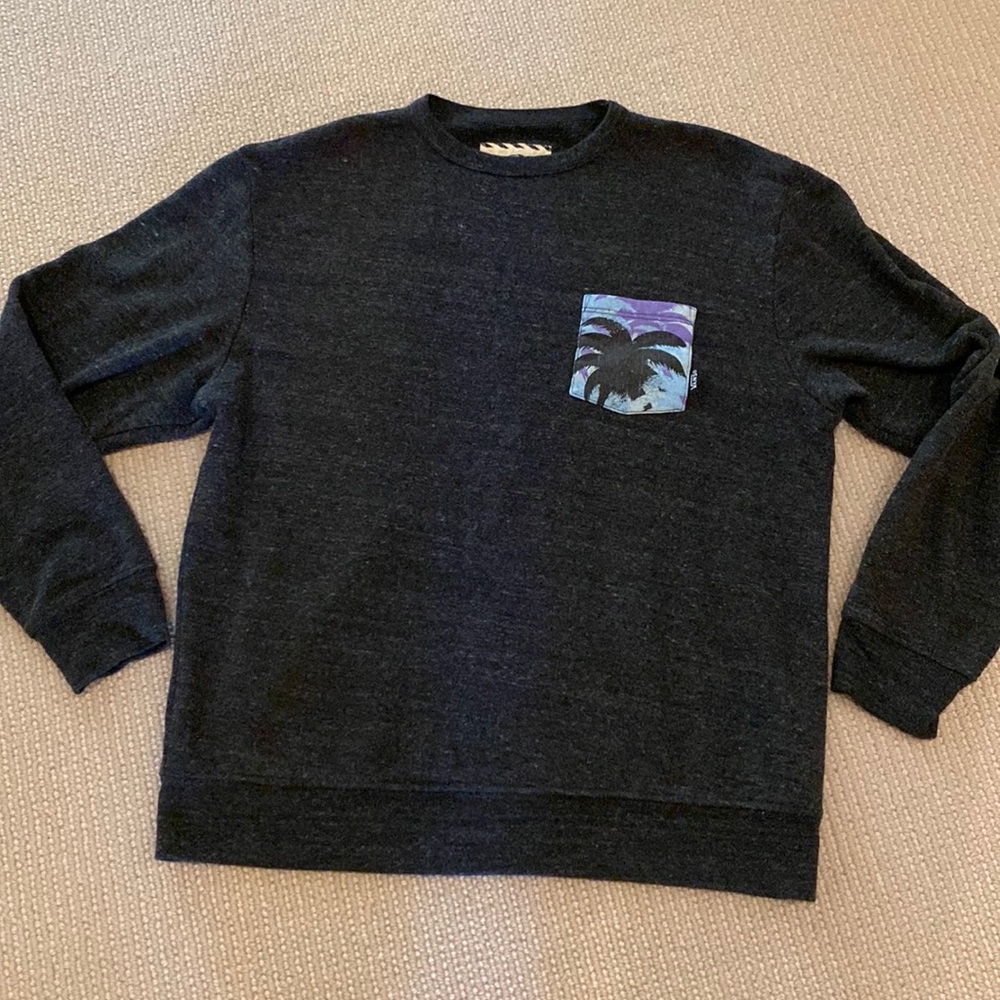 Vans Grey Pullover Crewneck Sweatshirt